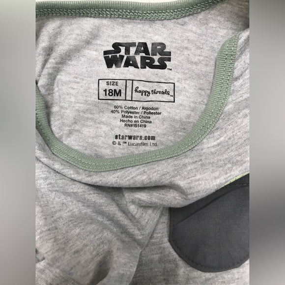 Star Wars 3pcs Pj - 18 months - Picture 5 of 8